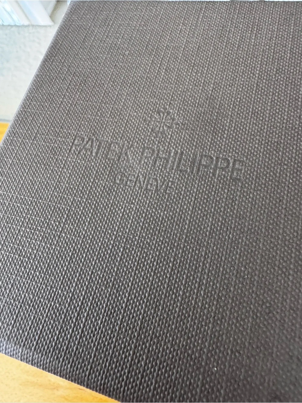 Patek Philippe compact brown